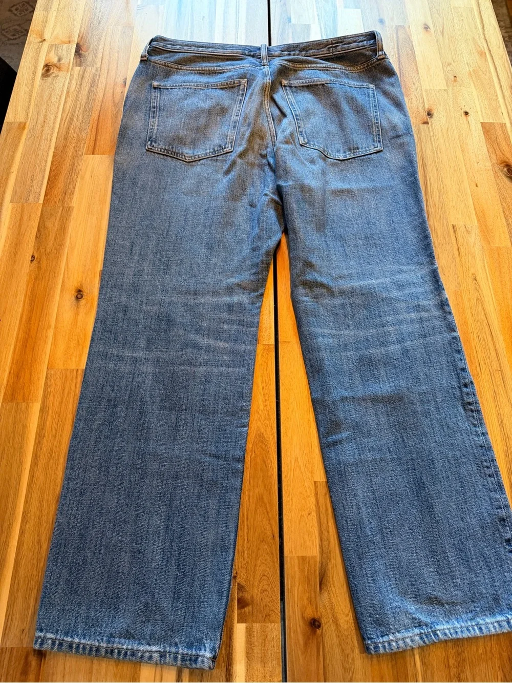 J.Crew ’84 Slouchy Jeans Size 31 Blue Mid Rise Straight Leg 100% Cotton